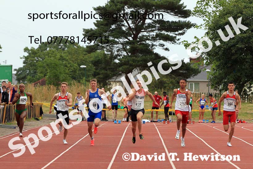 100 metres, 2022 NEGP Monkton 5, Wednesday, July 20th. Photo: David T. Hewitson/Sports for All Pics